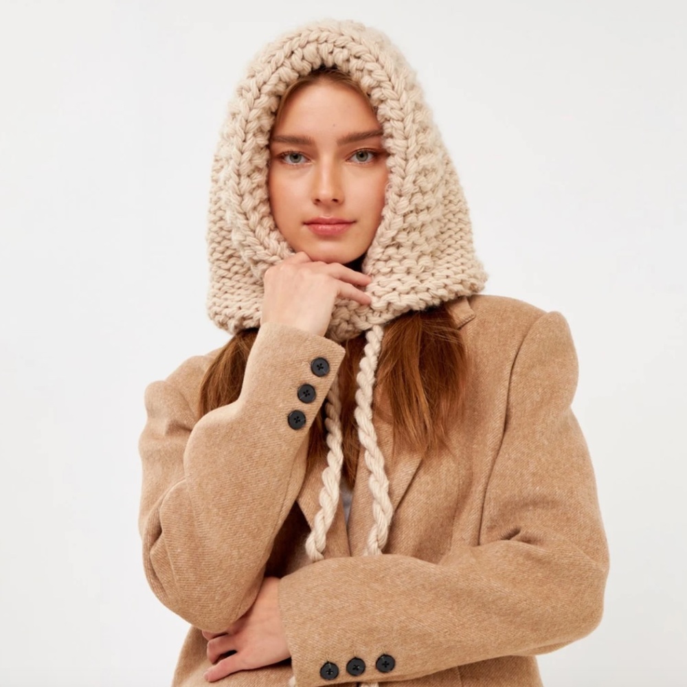 English Factory Knit Balaclava Hat